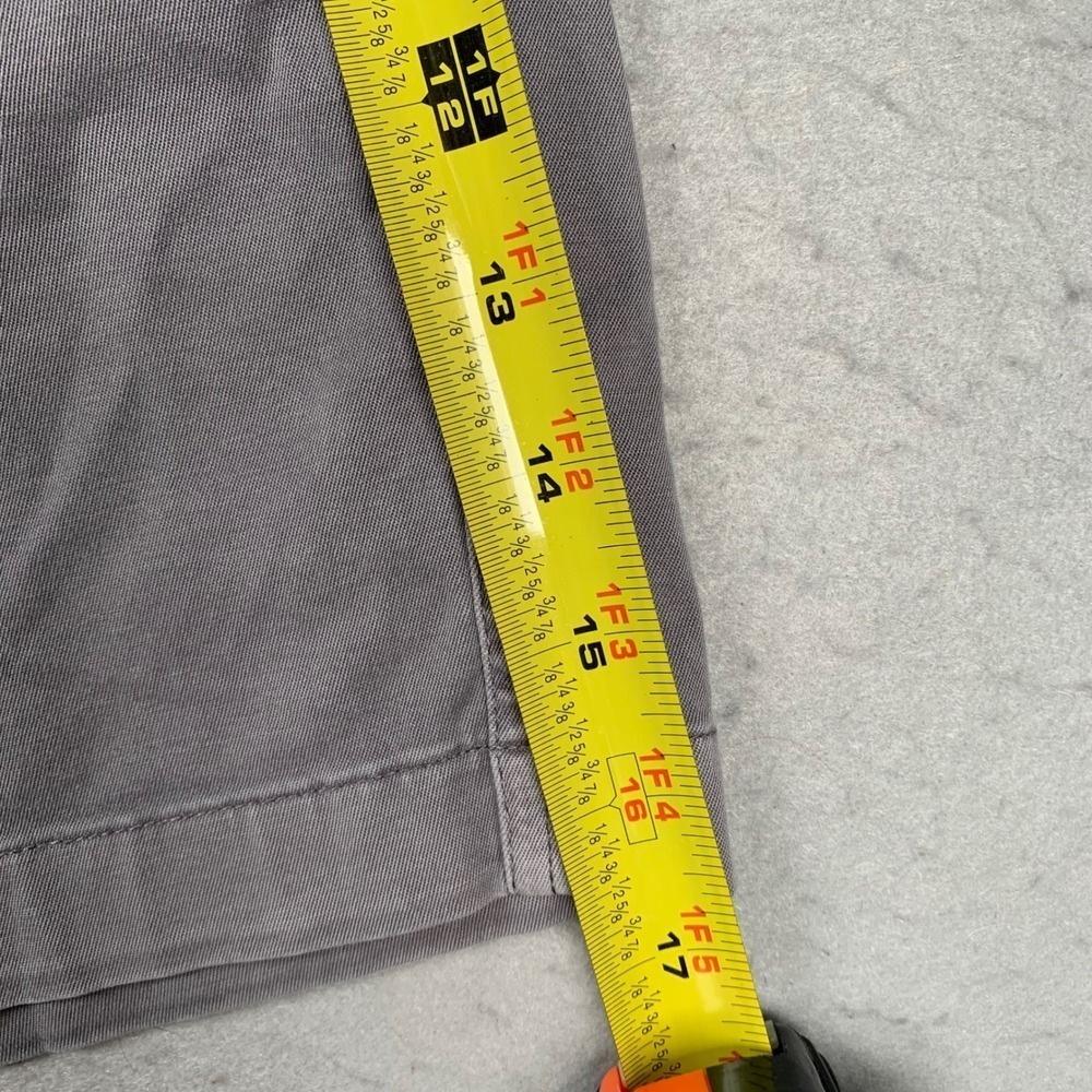 Vineyard Vines Island Short Mens 30 Gray Stretch Chino Flat Front Summer - Picture 9 of 11
